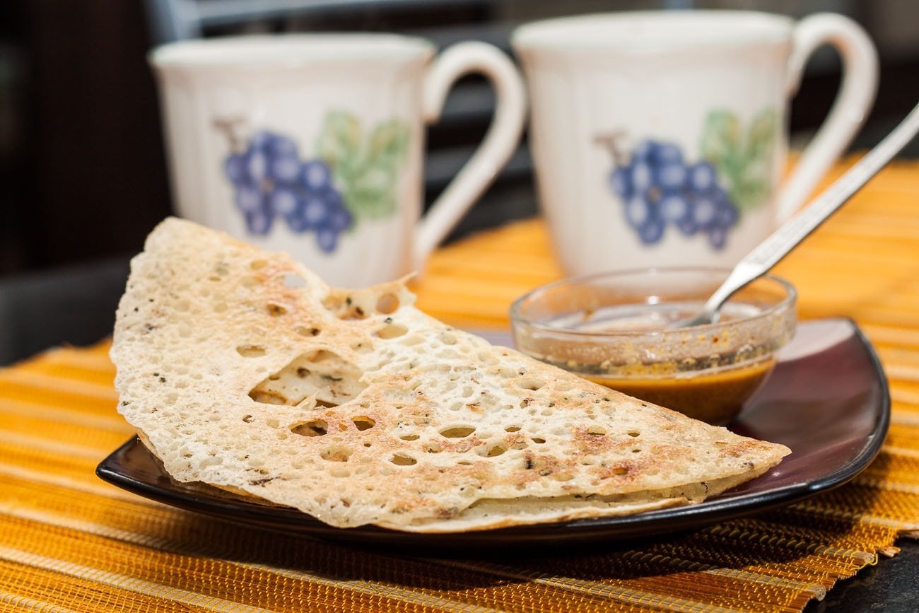 Crispy Onion Rava Dosa - South Indian Breakfast